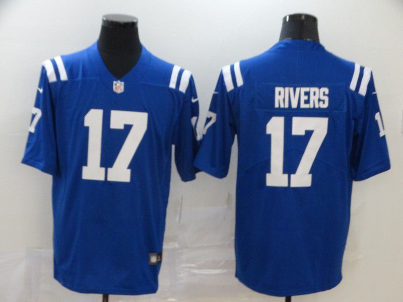 Men Indianapolis Colts #17 Rivers Blue New Nike Limited Vapor Untouchable NFL Jerseys->los angeles lakers->NBA Jersey